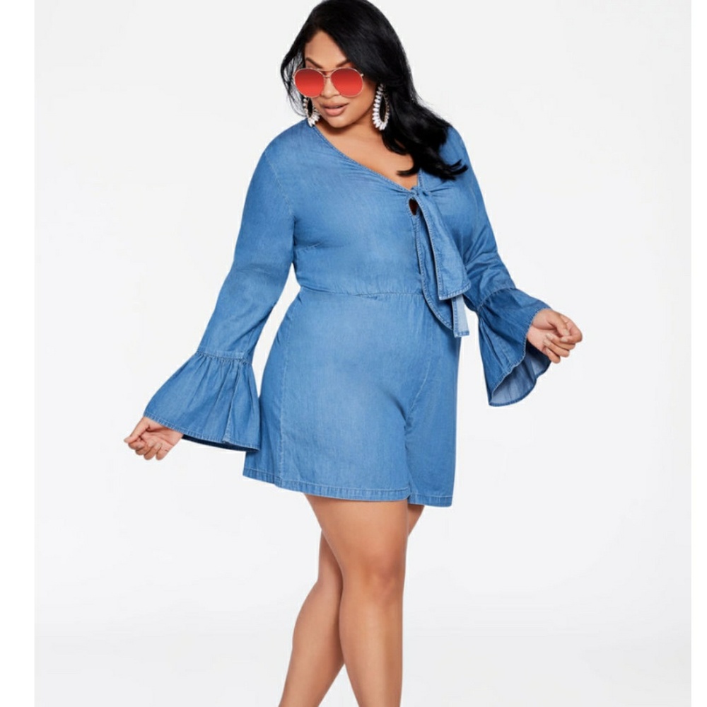 Chambray romper